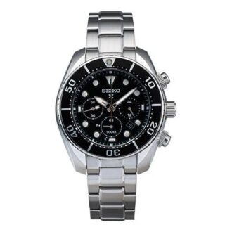 Serie Presage Edizione Limitata 140° Anniversario Japan Steel Strip Orologio a energia solare impermeabile
