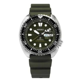Serie PROSPEX Seiko Prospex Turtle 4R36 da polso 45 mm verde