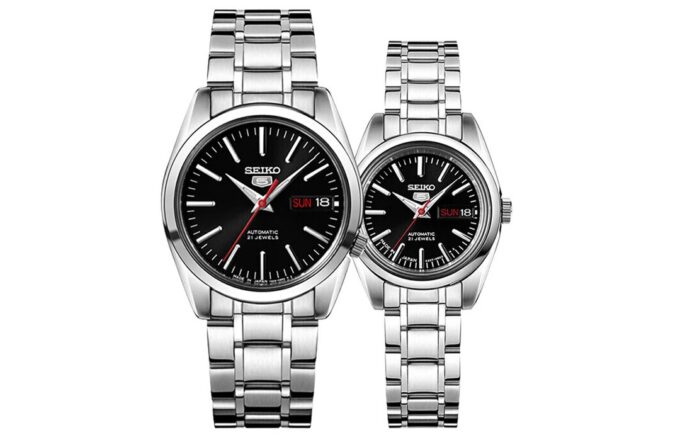 Unisex Mechanical Nero/Argento SNKL45J1+SYMK17J1