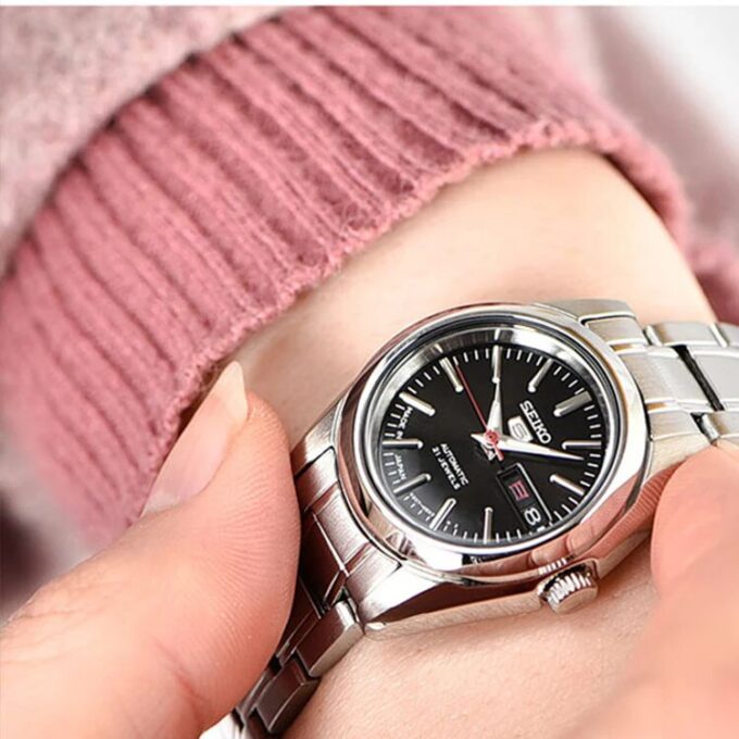 Unisex Mechanical Nero/Argento SNKL45J1+SYMK17J1
