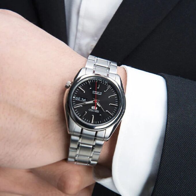 Unisex Mechanical Nero/Argento SNKL45J1+SYMK17J1