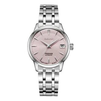 Waterproof Presage Series 50 Crema meccanico rosa